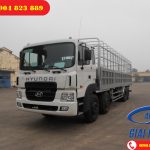 Xe tải 3 chân Hyundai HD260 Thùng Mui Bạt 15 Tấn 3 Chân Euro4